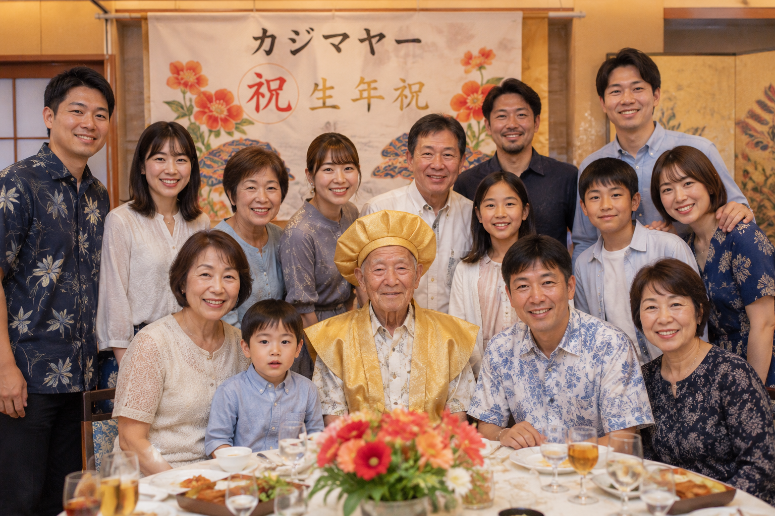 お祝いのキービジュアル