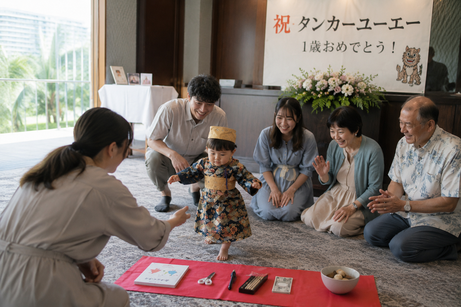 タンカーユーエー（1歳祝い）の写真