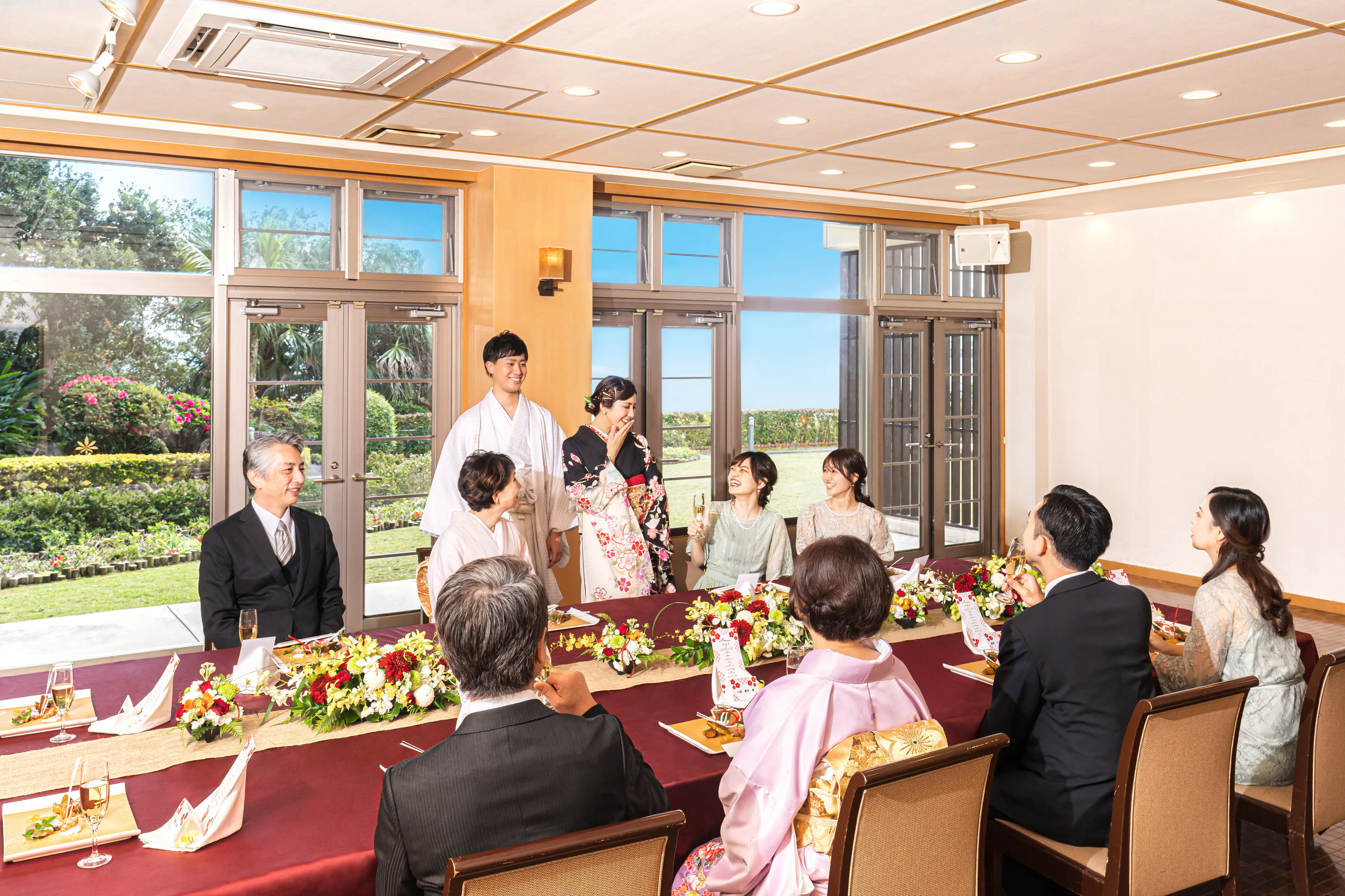 両家の会食・乾杯のメインビジュアル