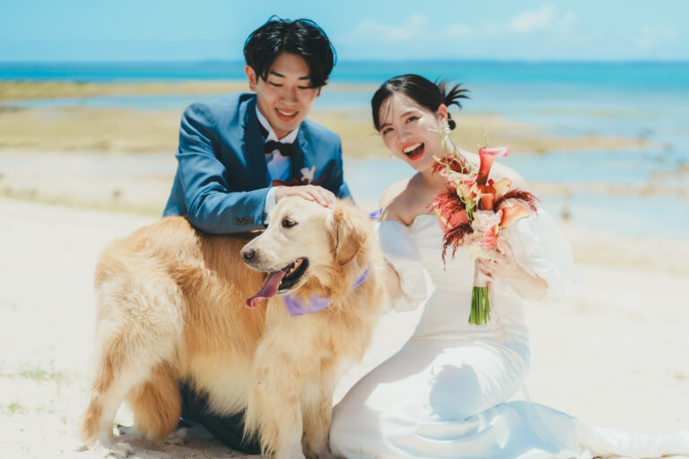 ＼愛犬も祝福／ペット婚プランの写真