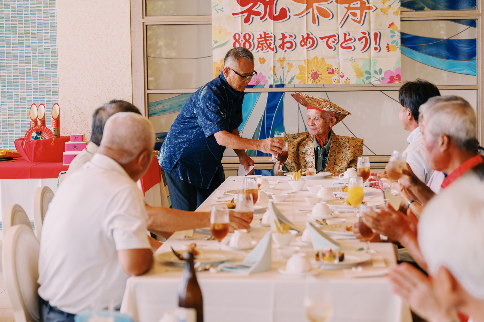 お食事会の写真